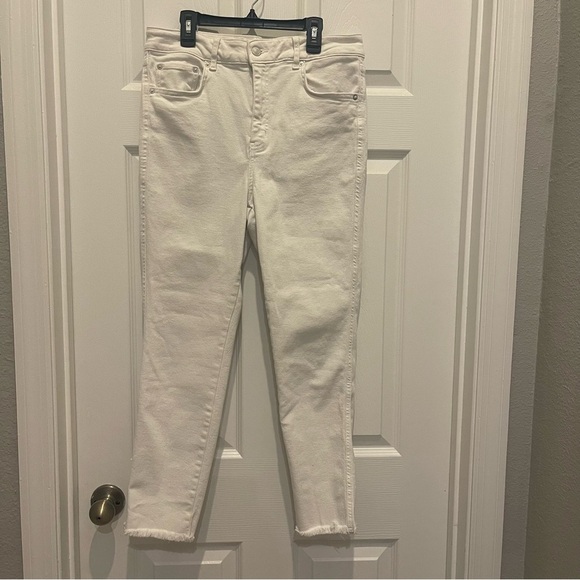 Free People White Denim Jeans - Picture 1 of 10